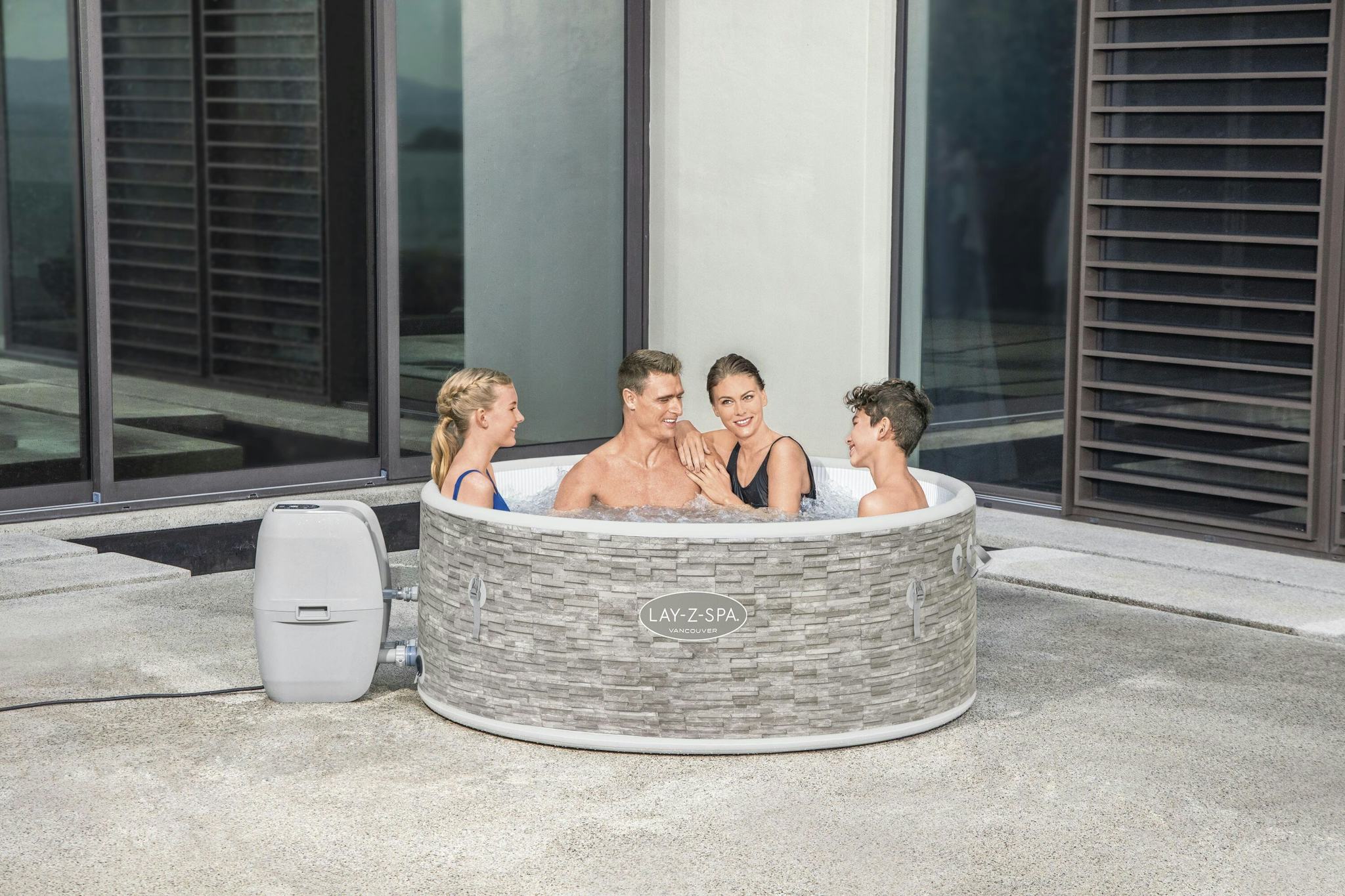 Spas Gonflables Spa gonflable rond Lay-Z-Spa® Vancouver Airjet Plus™ 3 - 5 personnes Bestway 3
