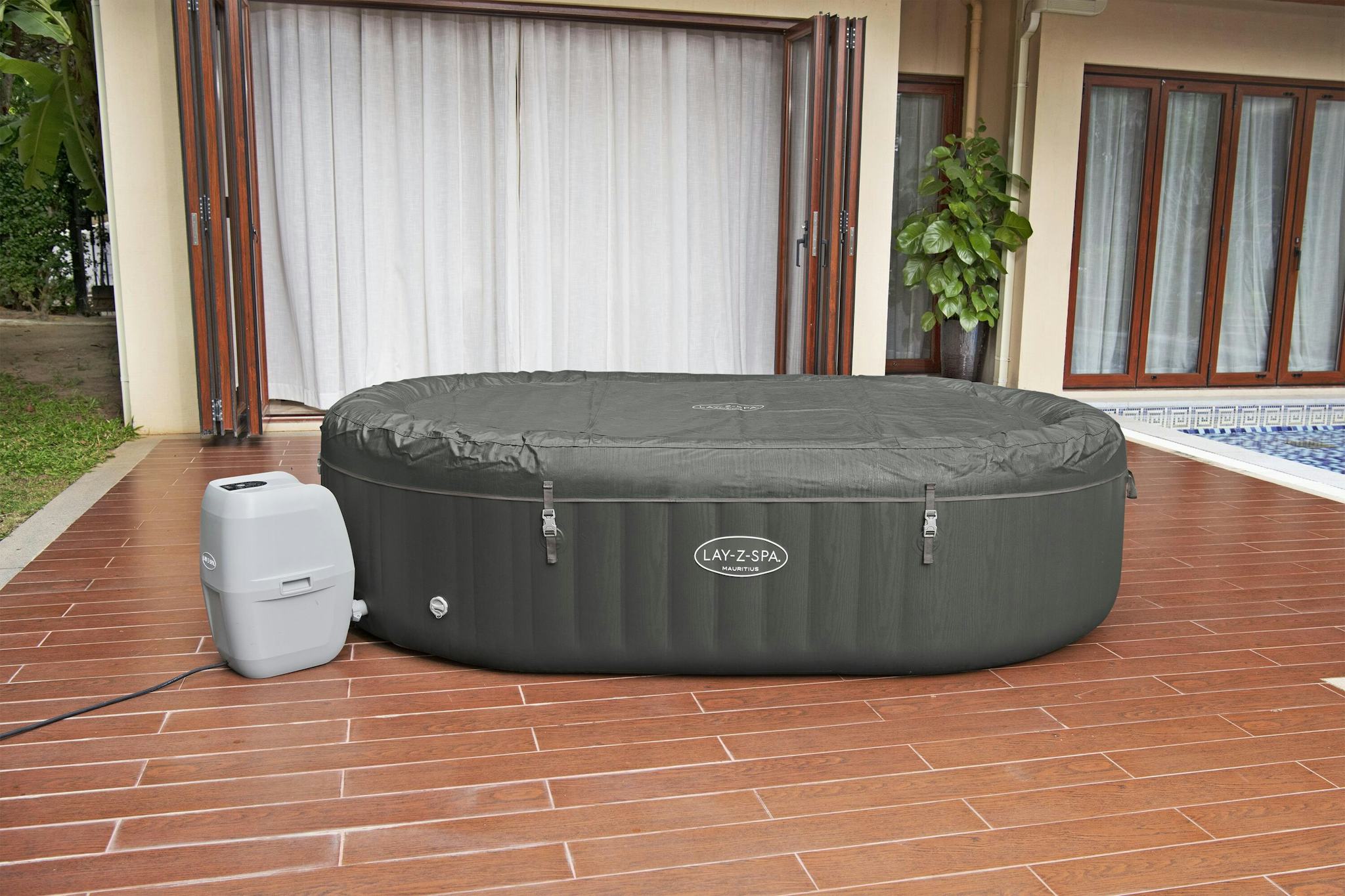 Spas Gonflables Spa gonflable ovale Lay-Z-Spa Mauritius Airjet™ 5 - 7 personnes Bestway 9
