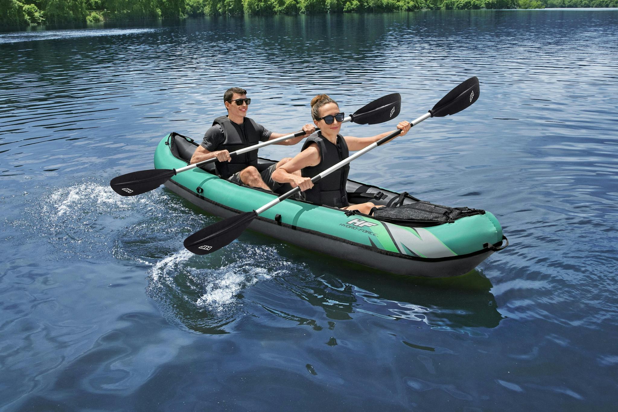 Sports d'eau Kayak gonflable Hydro-Force™ Ventura Elite X2 330 x 86 cm 2 adultes, pagaie, pompe Bestway 3