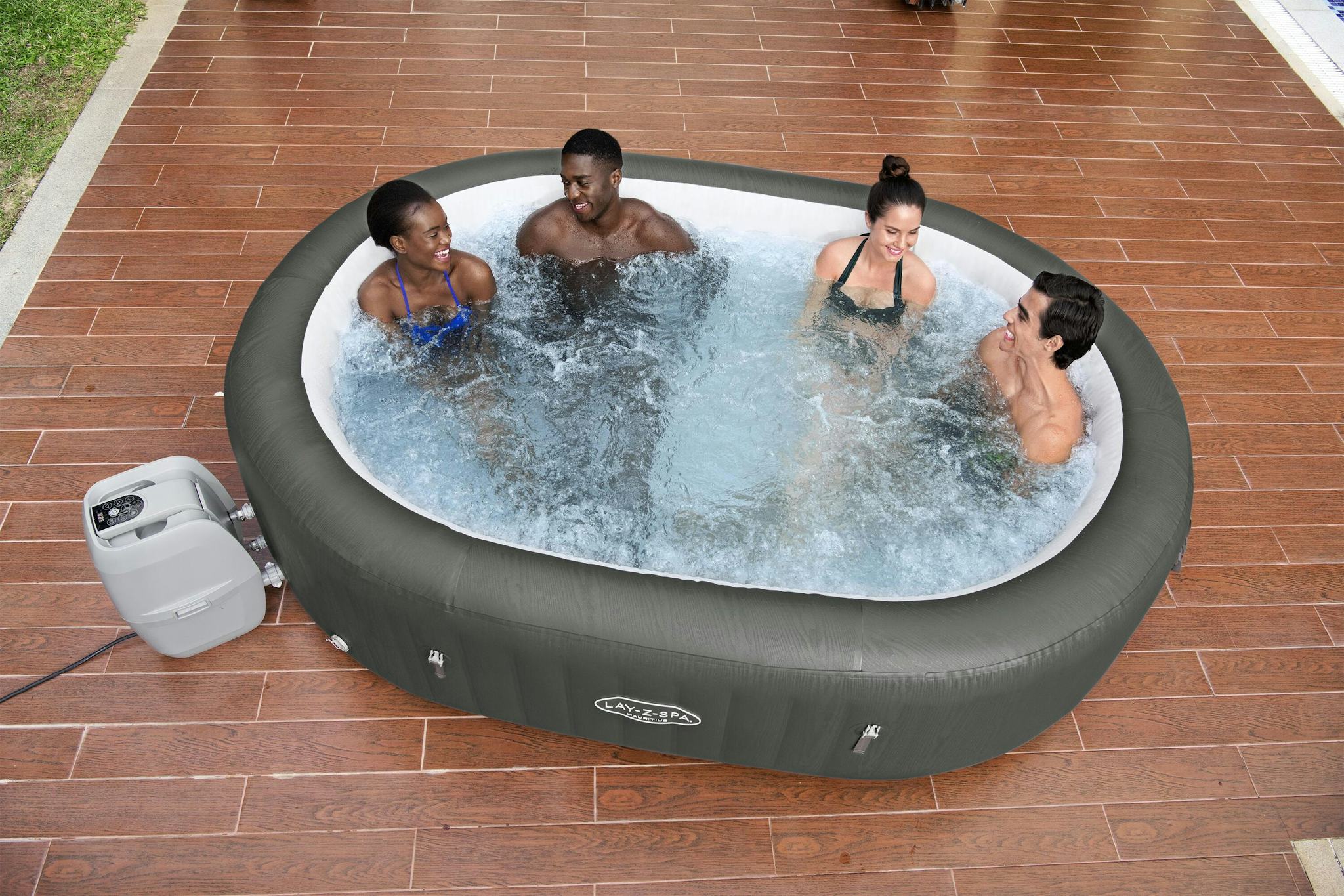 Spas Gonflables Spa gonflable ovale Lay-Z-Spa Mauritius Airjet™ 5 - 7 personnes Bestway 7
