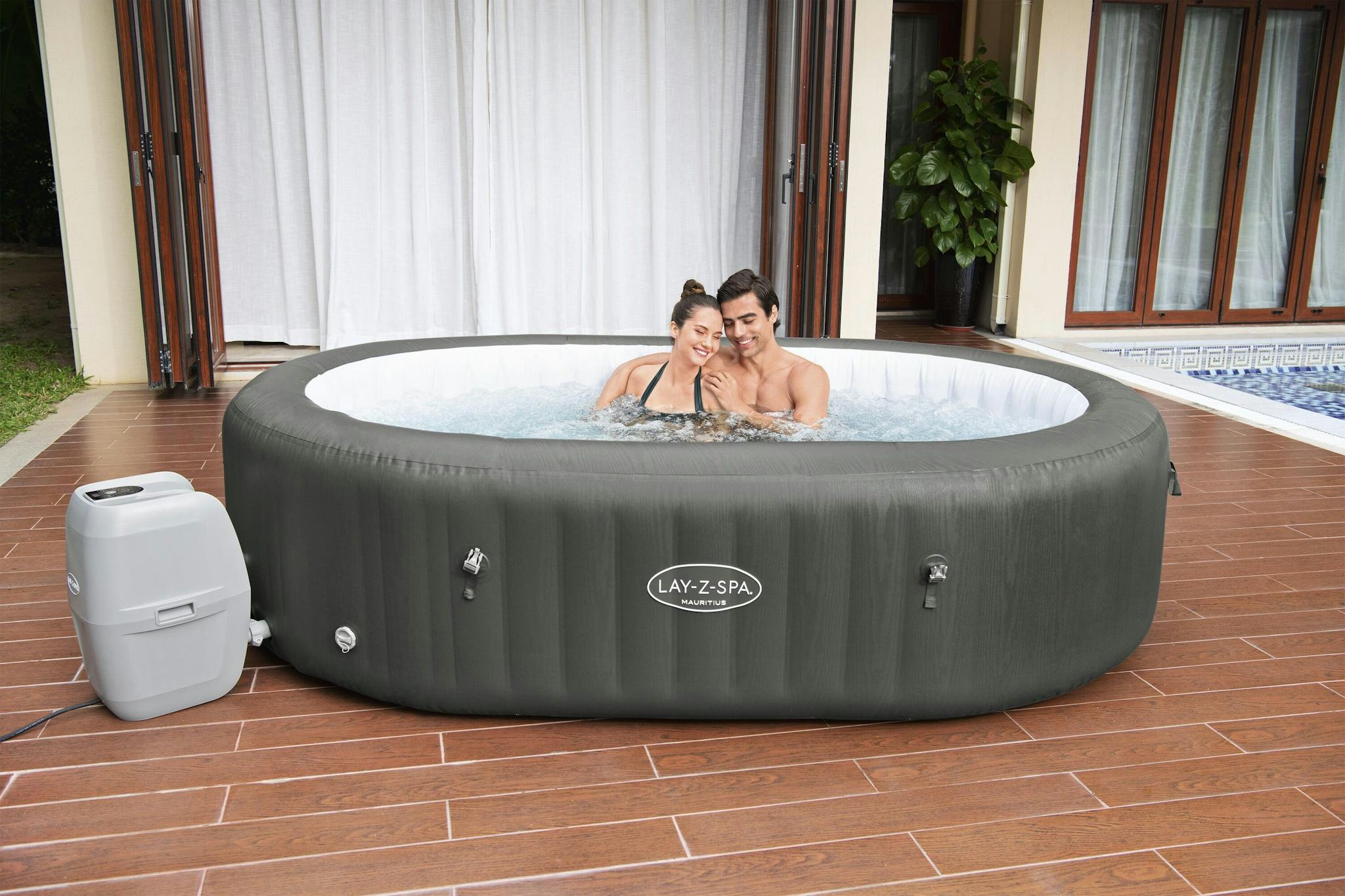 Spas Gonflables Spa gonflable ovale Lay-Z-Spa Mauritius Airjet™ 5 - 7 personnes Bestway 6