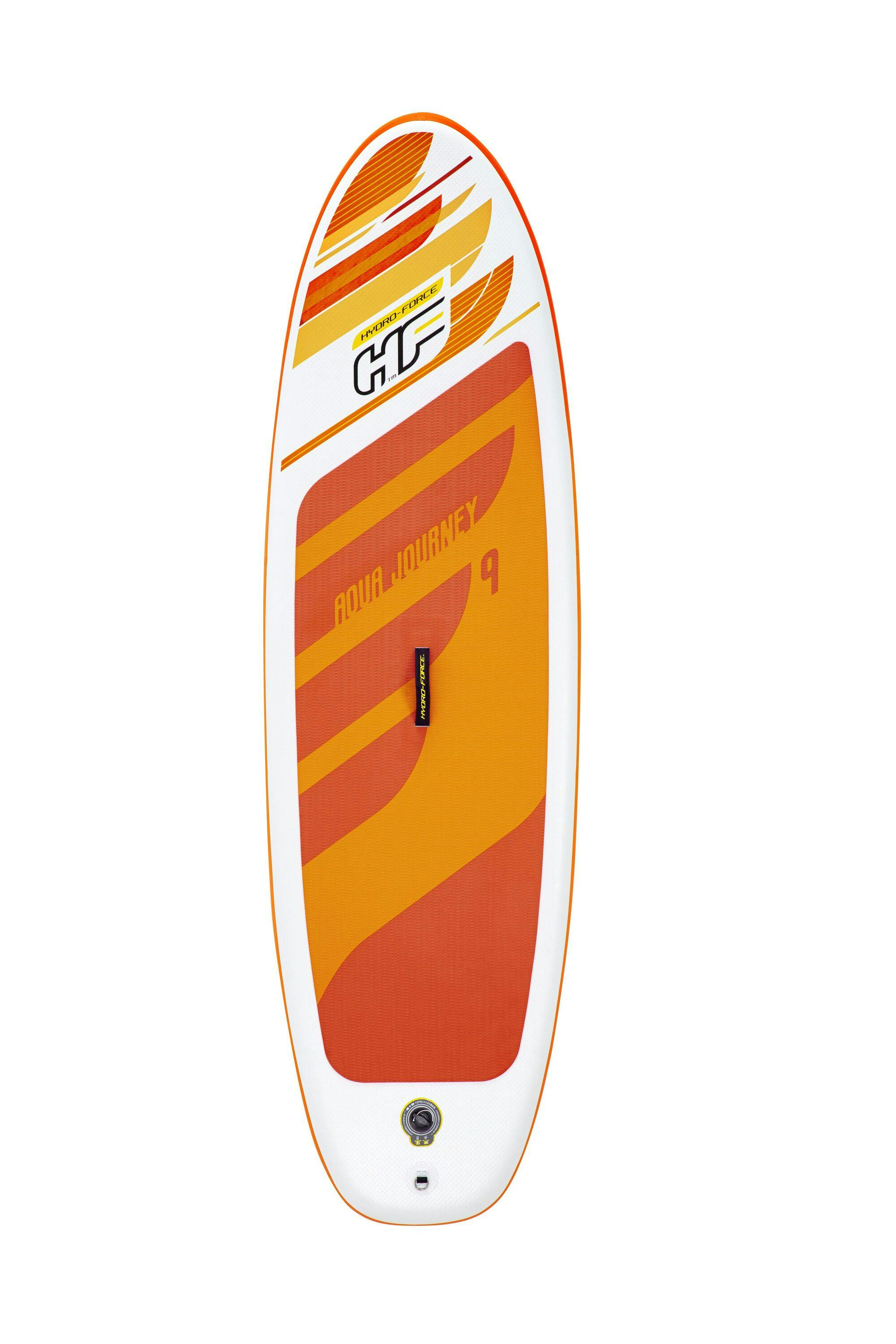 Sports d'eau Paddle SUP gonflable Hydro-Force™ Aqua Journey 274 x 76 x 12 cm, pompe, pagaie, leash, sac à dos de transport Bestway 3