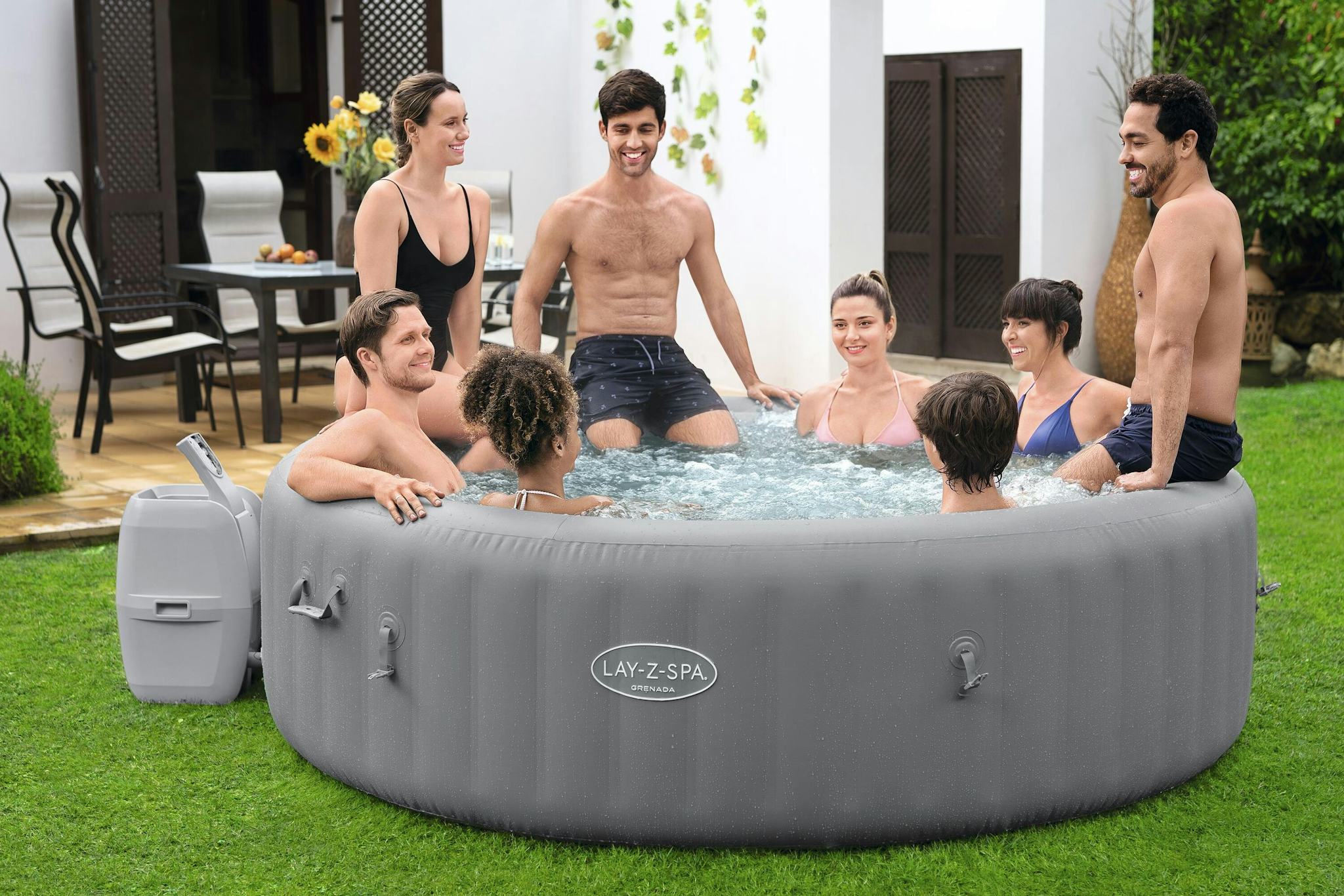 Spas Gonflables Spa gonflable rond Lay-Z-Spa Grenada Airjet™ 6 - 8 personnes Bestway 13